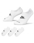 Κάλτσες Nike - Everyday Plus Cushioned, 3 ζευγάρια, λευκές  - 1t