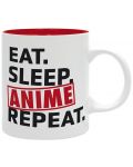 Κούπα The Good Gift Adult: Humor - Eat, Sleep, Anime, Repeat - 1t