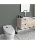 Βούρτσα τουαλέτας Inter Ceramic - Sydney, 11,8 x 39,5 cm, μαύρο - 2t