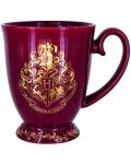 Κούπα 3D Paladone Movies: Harry Potter - Hogwarts, 500 ml (red) - 1t