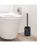 Βούρτσα τουαλέτας  Inter Ceramic - 7287B, Anti-Fingerprint, μαύρο ματ - 2t