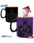 Κούπα με θερμικό εφέ ABYstyle DC Comics:  Batman - Batman & The Joker (matte) - 2t