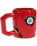 Κούπα 3D Paladone Marvel: Iron Man - Logo, 500 ml - 1t