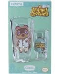 Ποτήρι για νερό Paladone Games: Animal Crossing - Tom Nook - 2t