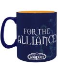 Ποτήρι ABYstyle Games: World of Warcraft - Alliance logo, 460 ml - 2t