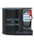 Κούπα με θερμικό εφέ ABYstyle Television:  Game Of Thrones - Winter is here - 4t