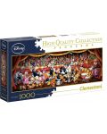 Πανοραμικό  Παζλ Clementoni 1000 κομμάτια - Η ορχήστρα  της Disney  - 1t