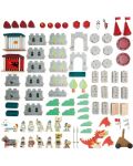 Ξύλινος κατασκευαστής  Tender Leaf Toys - Βασιλικό Κάστρο, 100 μέρη - 2t