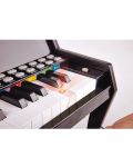 Ξύλινο ηλεκτρονικό πιάνο με σκαμπό Hape, μαύρο - 3t