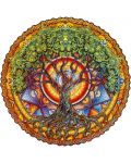 Ξύλινο παζλ Unidragon 700 κομμάτια -  Το Δέντρο της Ζωής Μάνταλα  (μέγεθος RS) - 4t