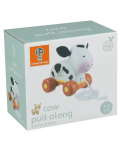 Ξύλινο παιχνίδι έλξης   Orange Tree Toys - Αγελάδα - 2t