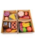 Ξύλινο σετ Acool Toy - Κουτιά τροφίμων - 2t