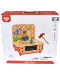Ξύλινο παζλ Tooky Toy - Εργαστήριο με εργαλεία - 5t