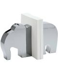 Θήκη βιβλίου Philippi - Elephant, 13 cm, από ανοξείδωτο ατσάλι - 1t