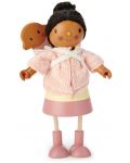 Ξύλινη κούκλα Tender Leaf Toys - Κυρία Forrester με μωρό - 1t
