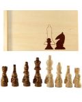 Πιόνια σκακιού σε ξύλινο κουτί - 2t