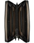 Γυναικείο δερμάτινο πορτοφόλι Bugatti Bella - Long, Προστασία RFID, μαύρο - 3t