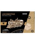 Ξύλινο 3D παζλ Robo Time 350 κομμάτια - Locomotive - 3t
