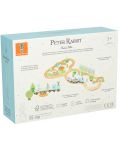 Ξύλινο σετ παιχνιδιού Orange Tree Toys Peter Rabbit - Τρένο με ράγες και φιγούρες - 7t