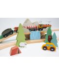 Ξύλινο σετ τρένου Tender Leaf Toys -Ορεινό τρένο - 6t