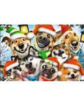 Ξύλινο παζλ Trefl 500+1 τεμαχίων - Χριστουγεννιάτικα σκυλιά - 2t