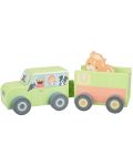 Ξύλινο σετ παιχνιδιού Orange Tree Toys - Αγροτικό με άλογο - 2t