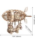 Ξύλινο 3D παζλ Robo Time 176 τεμαχίων-A dirigible - 3t