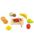 Ξύλινο σετ Viga - Φρούτα για κοπή, 7 τεμάχια - 1t