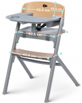 Ξύλινη καρέκλα φαγητού  KinderKraft - Livy - 5t
