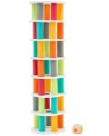 Ξύλινο σετ παιχνιδιού Pino Toys - Πύργος στοίβαξη  και ισορροπίας - 1t