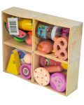 Ξύλινο σετ Acool Toy - Κουτιά τροφίμων - 3t
