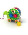 Ξύλινο παιχνίδι чка Acool Toy - Διαλογέας χελωνών με ρόδες - 2t