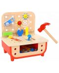 Ξύλινο παζλ Tooky Toy - Εργαστήριο με εργαλεία - 3t