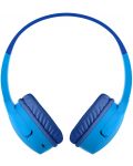 Παιδικά ακουστικά με μικρόφωνο Belkin - SoundForm Mini, ασύρματα, μπλε - 2t