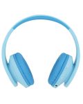 Παιδικά ακουστικά με μικρόφωνο PowerLocus - P2, ασύρματα, μπλε - 2t