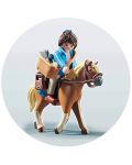Παιδικός κατασκευαστής Playmobil - Marla με ένα άλογο - 4t