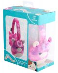 Παιδικά ακουστικά Warner Bros - Squishmallows Lola, ροζ - 3t