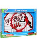 Παιδικό σετ GT -Ταμπλό μπάσκετ τοίχου με μπάλα και αντλία, κόκκινο - 2t