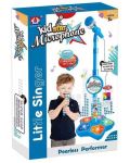 Παιδικό μικρόφωνο Kid Star με βάση, μπλε - 2t