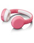 Παιδικά ακουστικά με μικρόφωνο Lenco - HPB-110PK, ασύρματα, ροζ - 4t