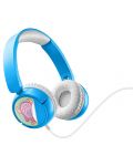 Παιδικά ακουστικά Cellularline - Play Patch 3.5 mm,μπλε/λευκό - 1t