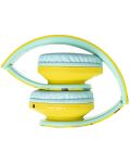 Παιδικά ακουστικά PowerLocus - P2 Kids Angry Birds,ασύρματο, πράσινο/κίτρινο - 6t