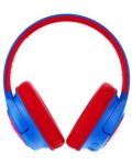 Παιδικά ακουστικά με μικρόφωνο PowerLocus - Bobo, ασύρματα , μπλε/κόκκινο - 2t