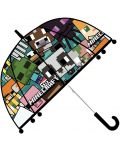 Παιδική ομπρέλα  Kids Euroswan - Minecraft World, 45 cm - 1t