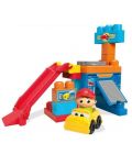 Παιδικός κατασκευαστής Fisher Price Mega Bloks - Το περιστρεφόμενο γκαράζ - 2t