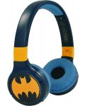 Παιδικά ακουστικά Lexibook - Batman HPBT010BAT, ασύρματα, μπλε - 2t