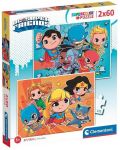 Παιδικό παζλ Clementoni 2 x 60 κομμάτια - DC Comics: Super Friends - 1t