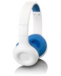Παιδικά ακουστικά Lenco - HP-010BU, μπλε/λευκό - 2t