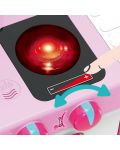 Παιδική κουζίνα Raya Toys - Με φώτα και ήχους, ροζ - 2t