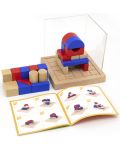 Παιδικό παιχνίδι με ξύλινα τουβλάκια Viga - Κατασκευή 3D συνθέσεων - 2t